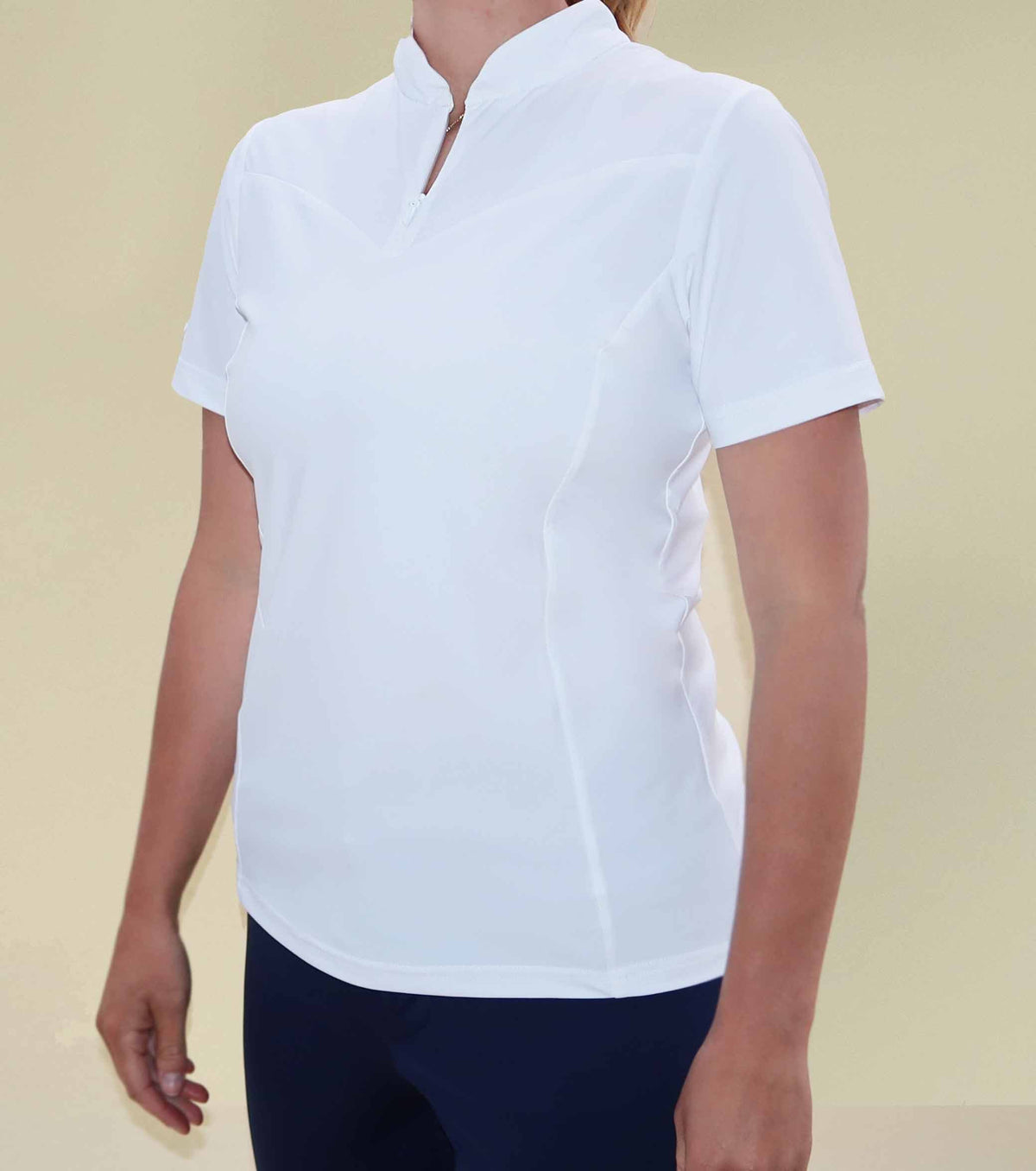 Helen Women's White Golf Shirt