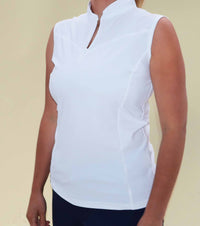Pebble white golf shirt in luxurious and comfortable material